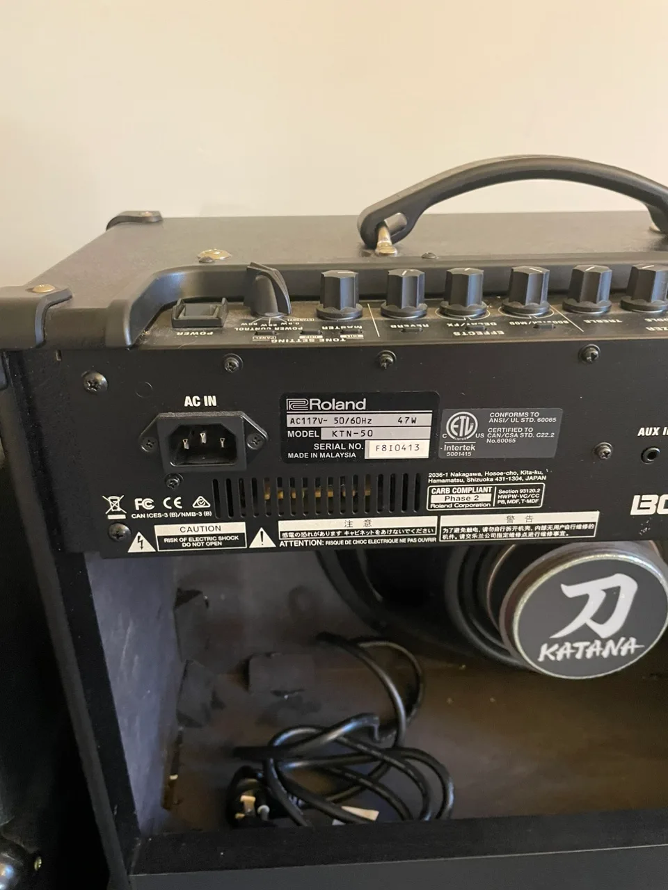 Boss Katana 50 Guitar Amp image indicator(2)