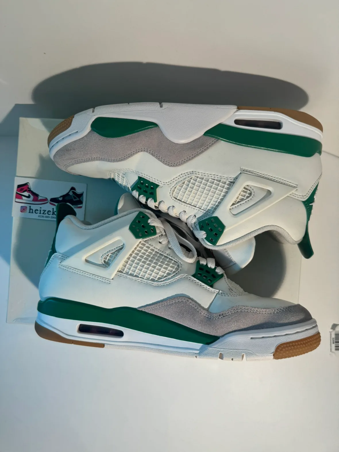 Jordan 4 SB Pine Green size 9.5 image indicator(6)