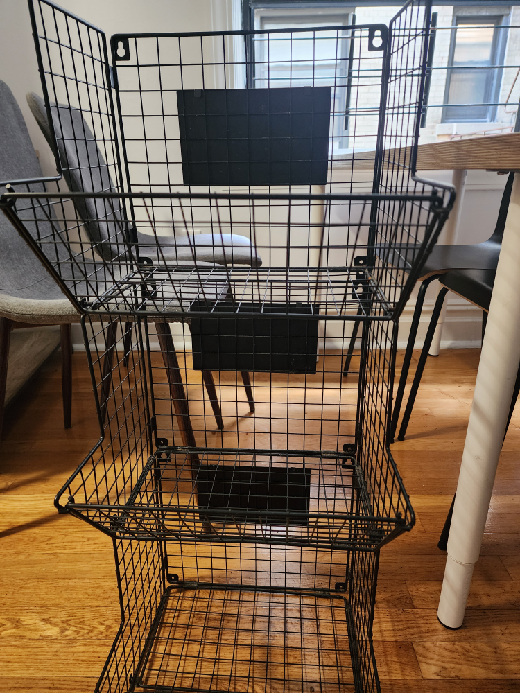 Black Wire Storage Shelf - photo 2