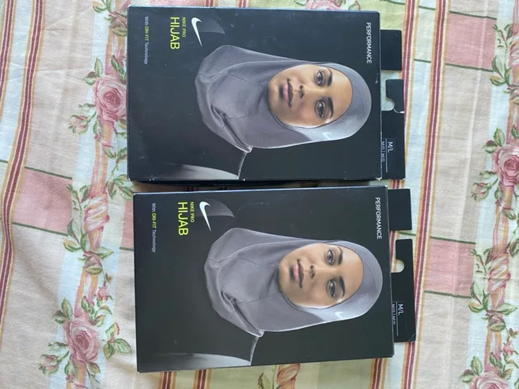 Nike Pro Hijab - Grey - Size ML image indicator(3)