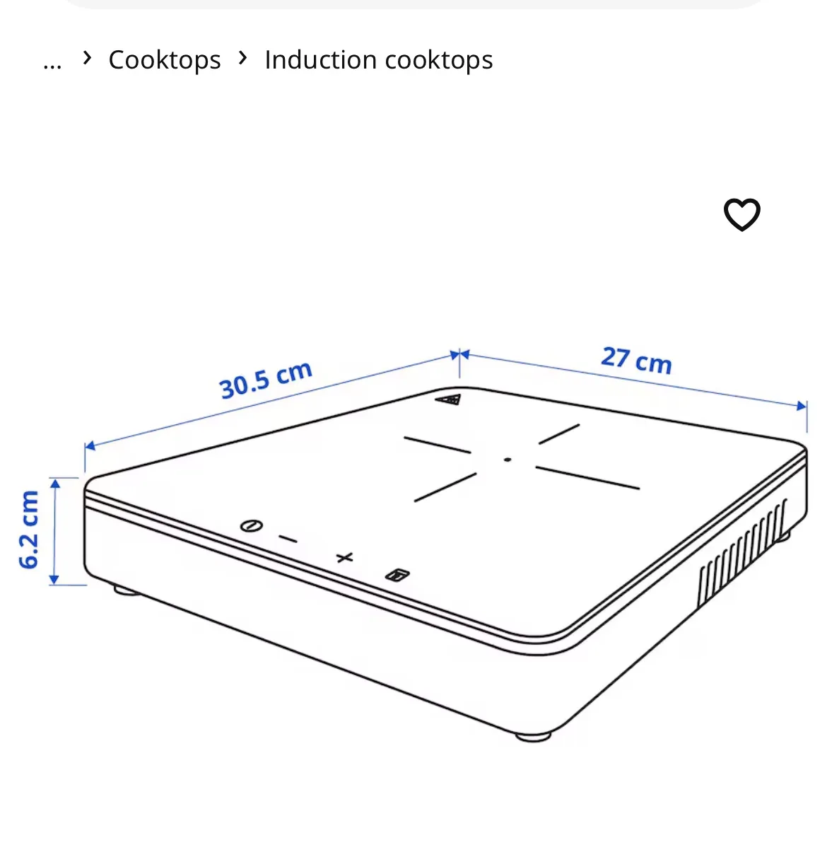 IKEA TILLREDA Induction Cooktop image indicator(4)