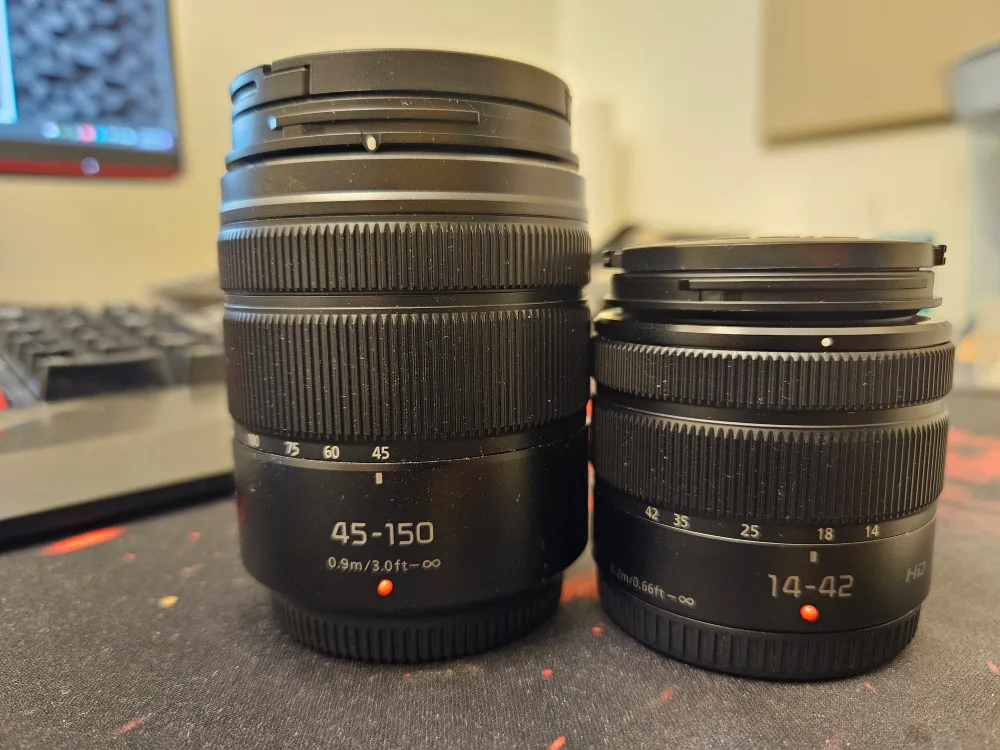 Lumix G7 - 20mm F1.7 II - 14-42mm - 45-150mm - mirrorless camera image indicator(2)