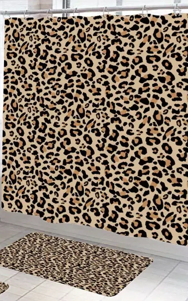 Leopard Print Shower Curtain - NEW image indicator(2)