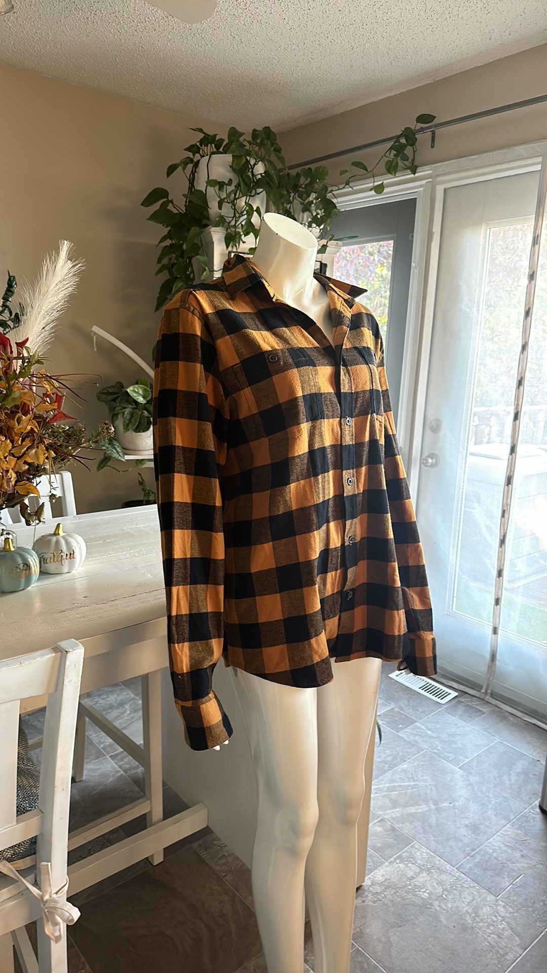 Black and Yellow Plaid Shirt - photo 2