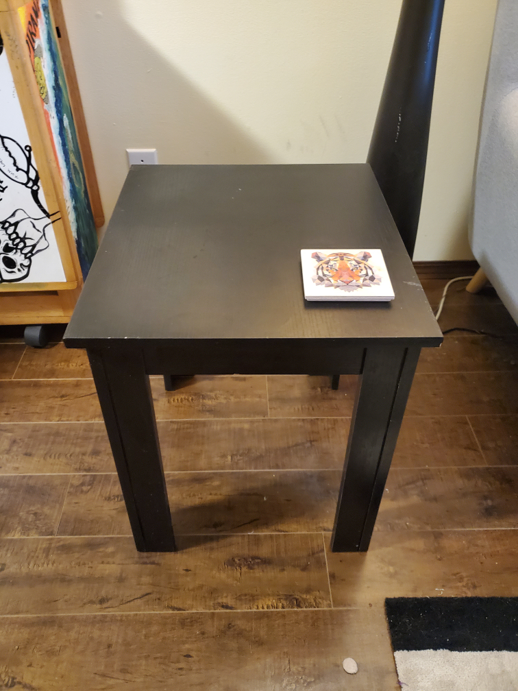 Black End Table