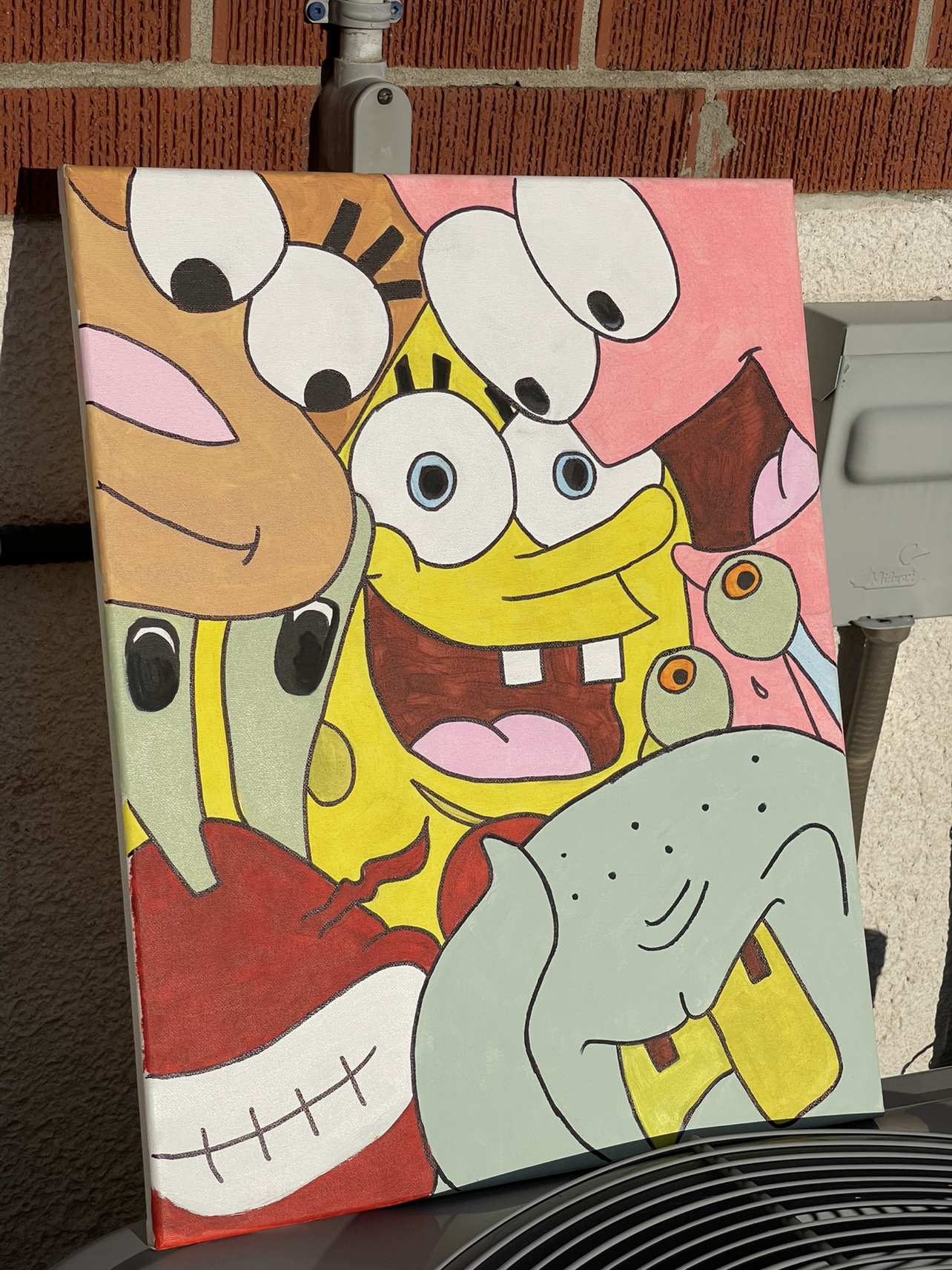 SpongeBob SquarePants Canvas Painting - photo 2