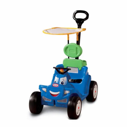 Little Tikes Toddler Kids Push Car Ride Blue