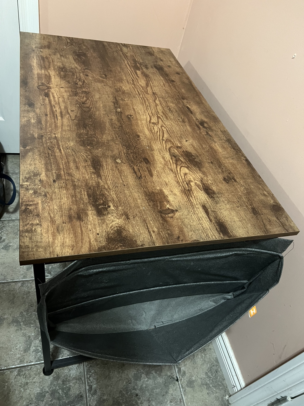 Wooden Desk with Storage - photo 2