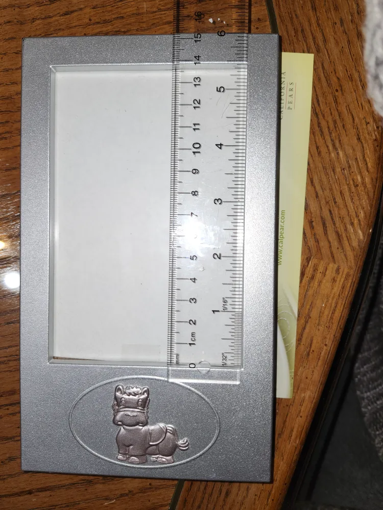 Silver Picture Frame with Horse Design image indicator(3)