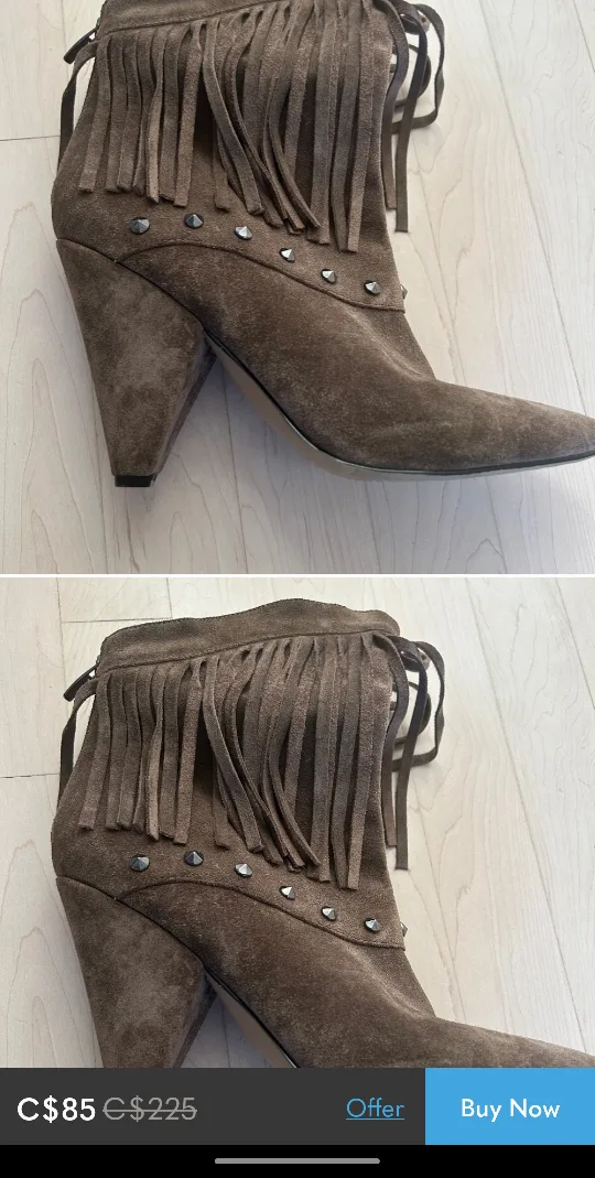 WILLIAM RAST Fringed Suede Booties image indicator(3)