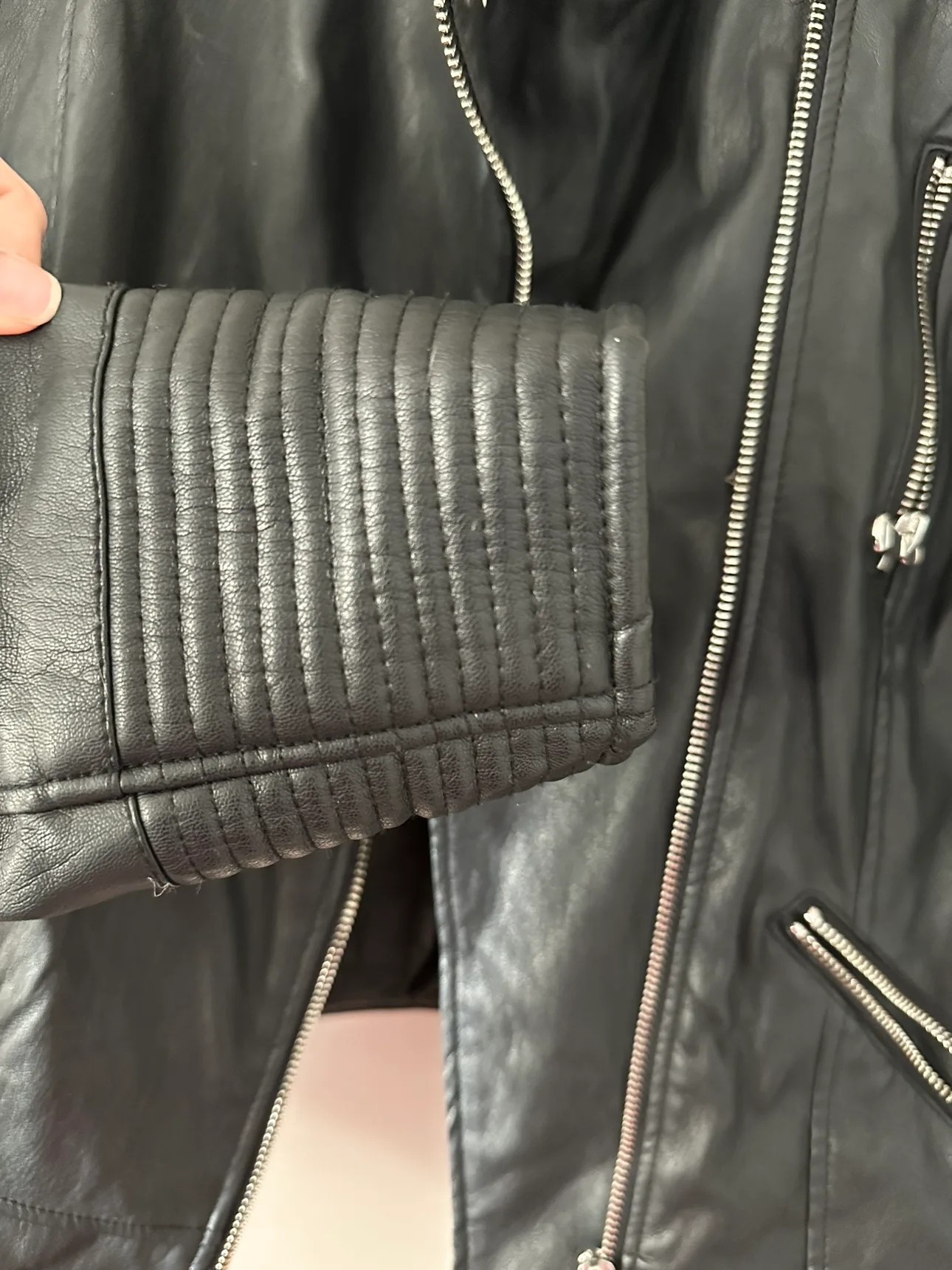 Zara Leather Jacket image indicator(3)