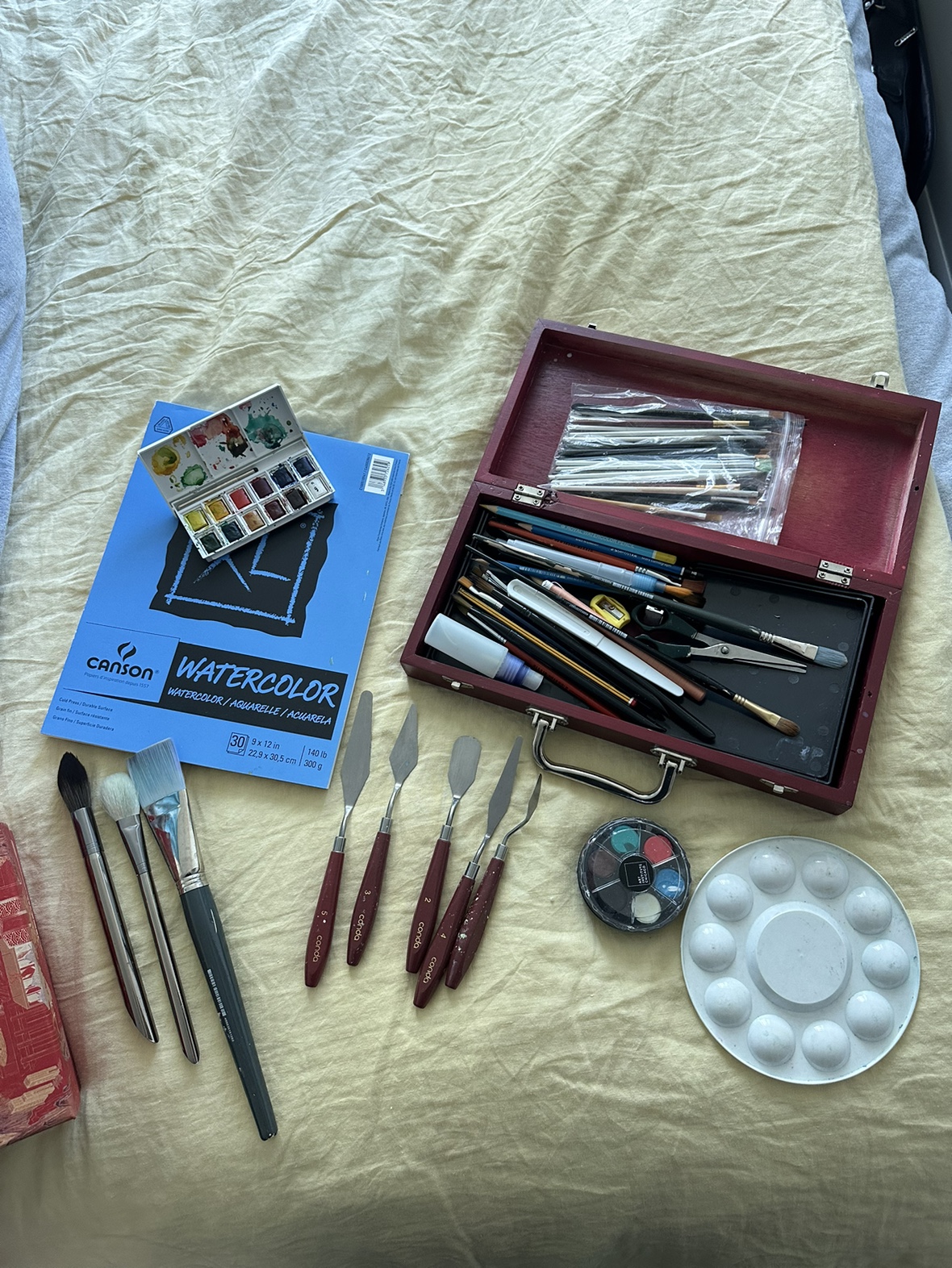 Painting brush, Set, paper