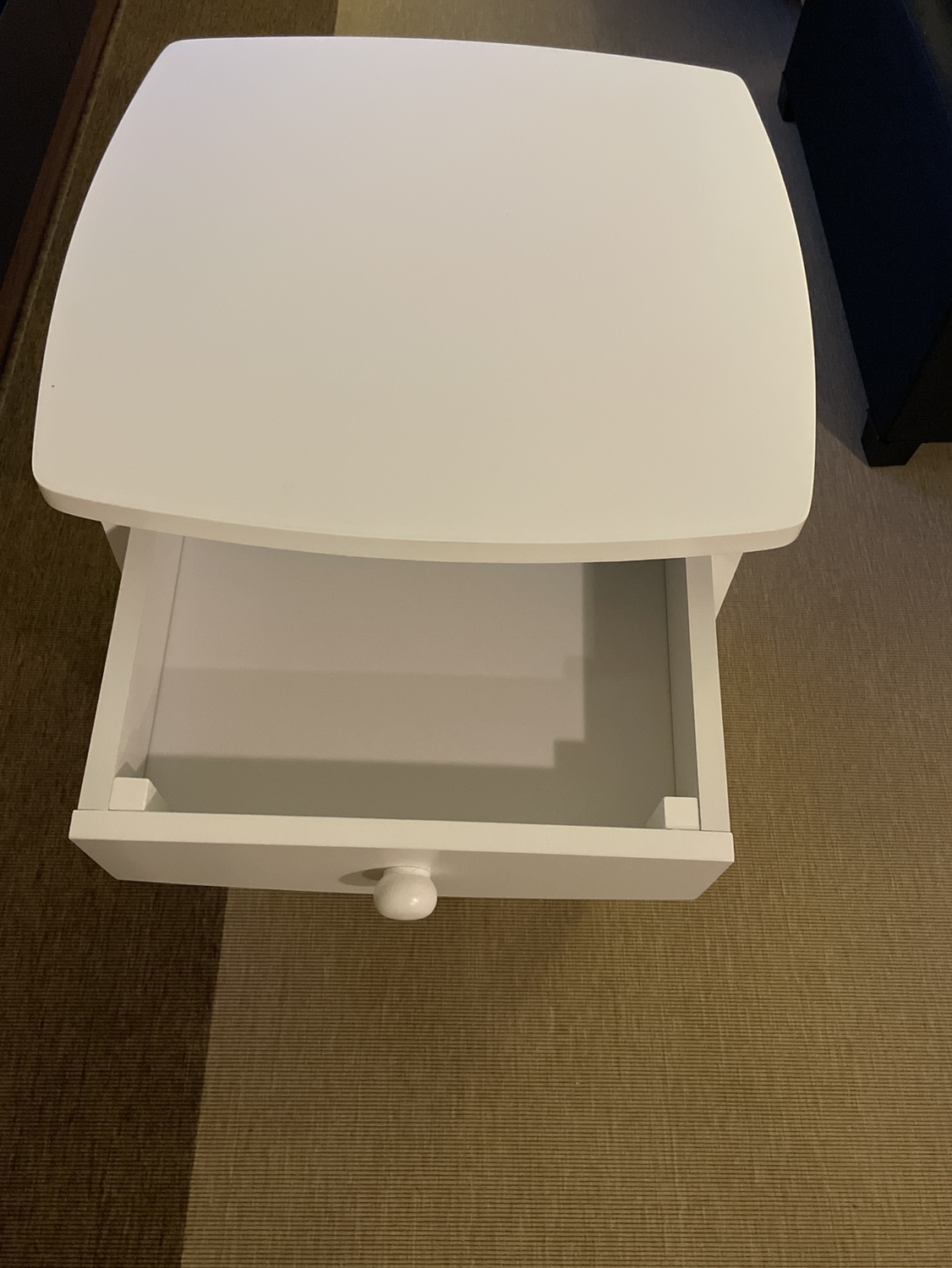 White nightstand