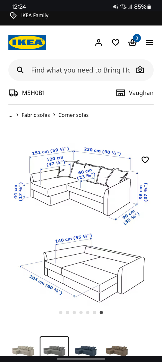 IKEA Corner Sofa-Bed/ Half Price - photo 3