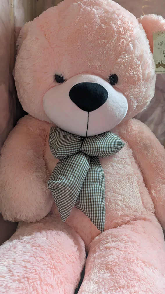 Giant Pink Teddy Bear Lifesized 5ft Brand New image indicator(2)