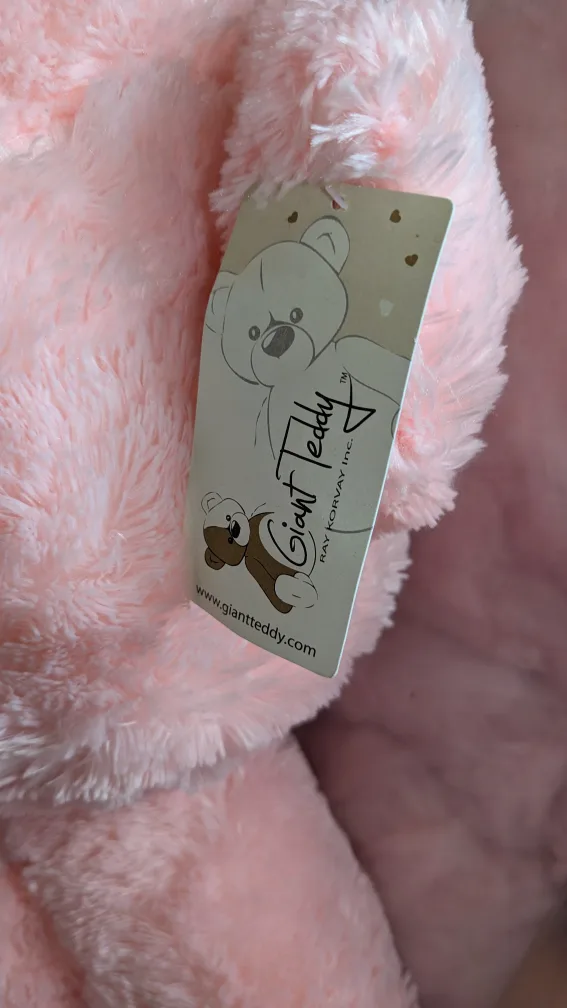 Giant Pink Teddy Bear Lifesized 5ft Brand New image indicator(3)