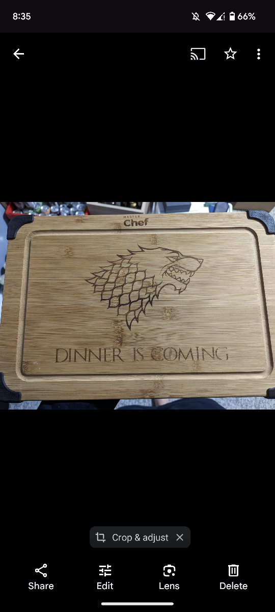 Game of Thrones Cutting Board