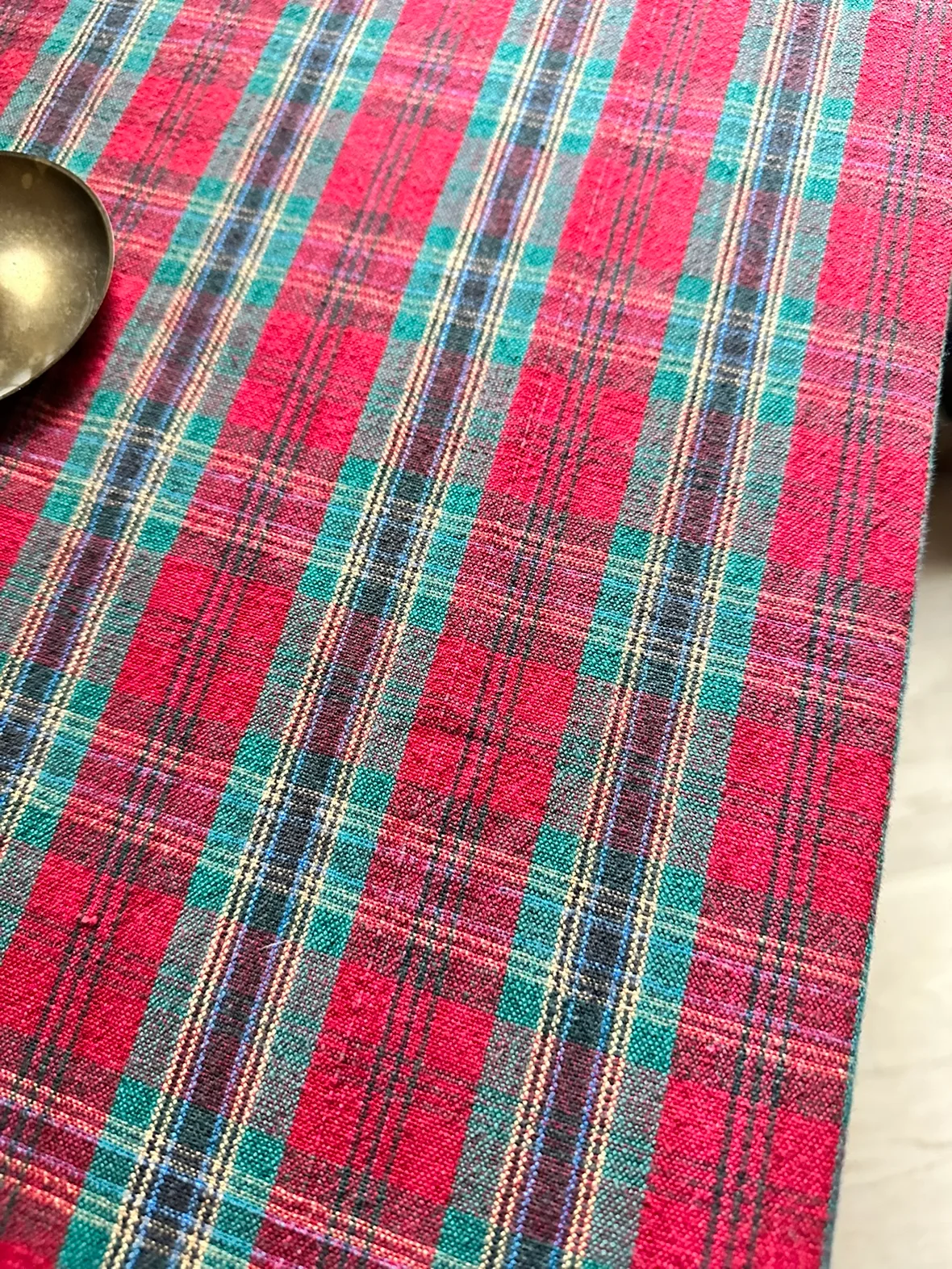 Christmas classic Red and green Plaid Table cloth