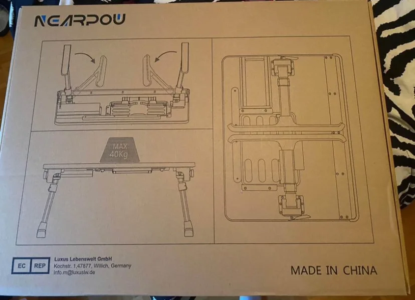 Multifunctional Laptop Desk image indicator(7)