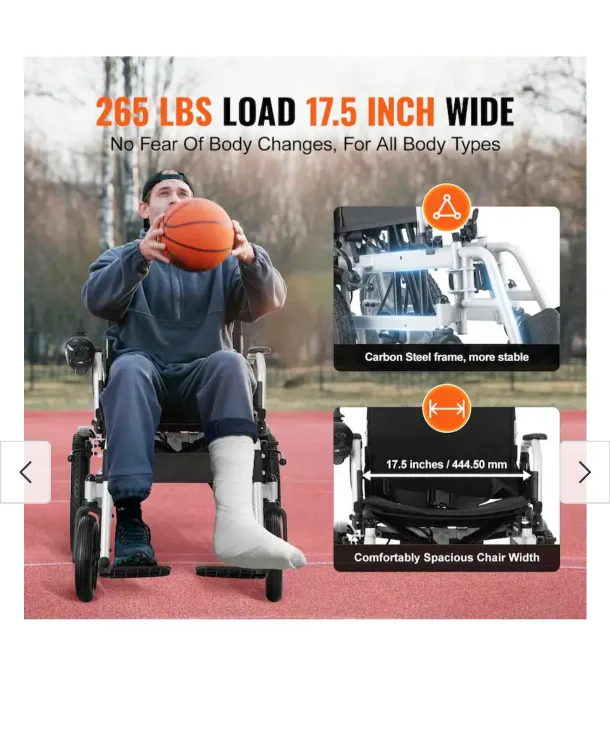 Electric Wheelchair for Adults Seniors - Never Used image indicator(4)