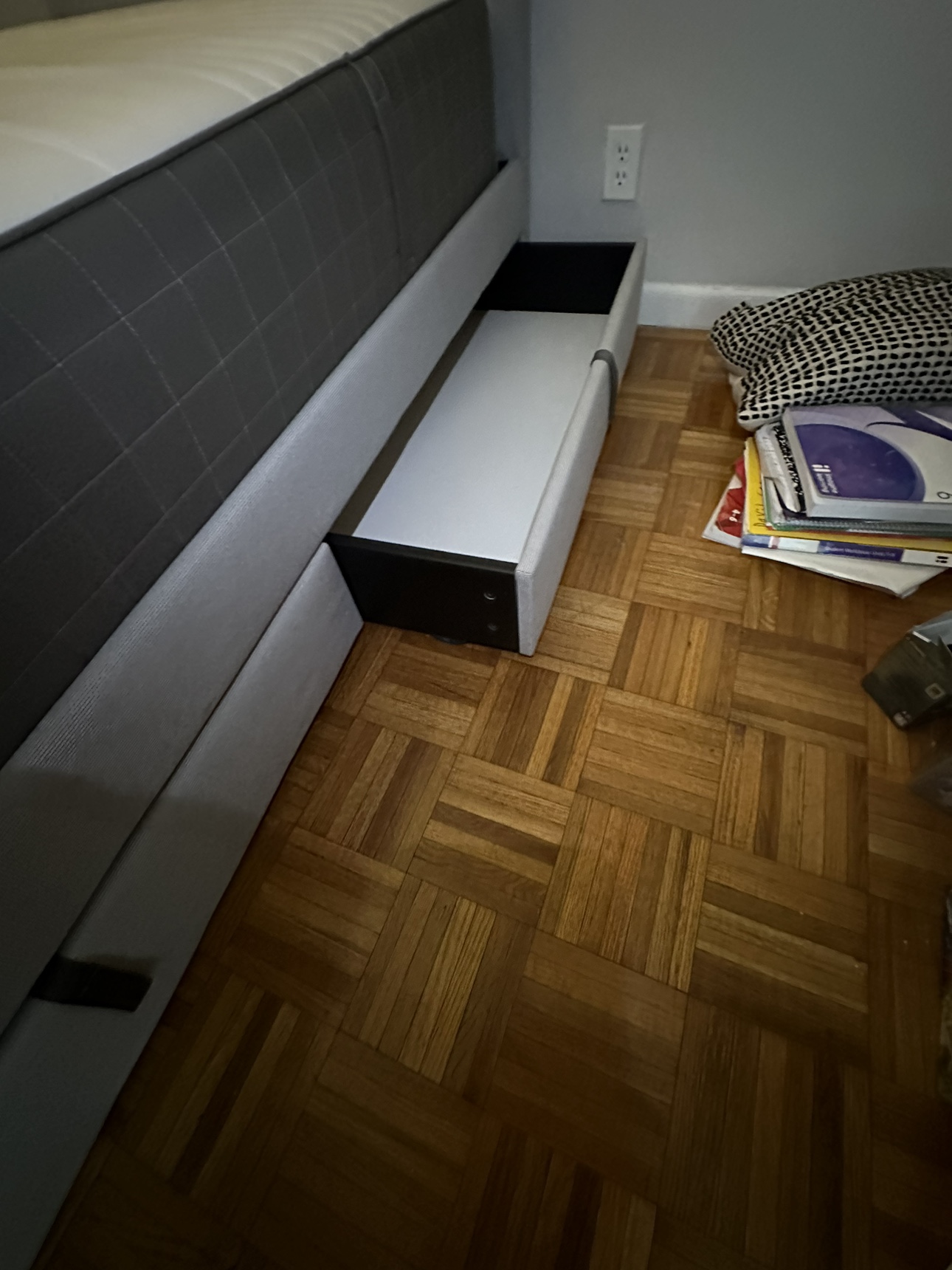 Full Size Bed Frame with Storage Drawers - photo 5