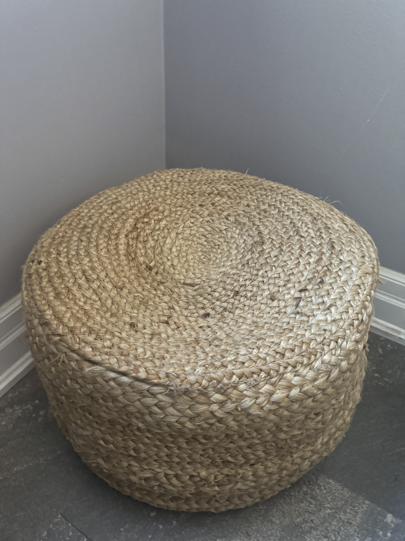 Jute Ottoman