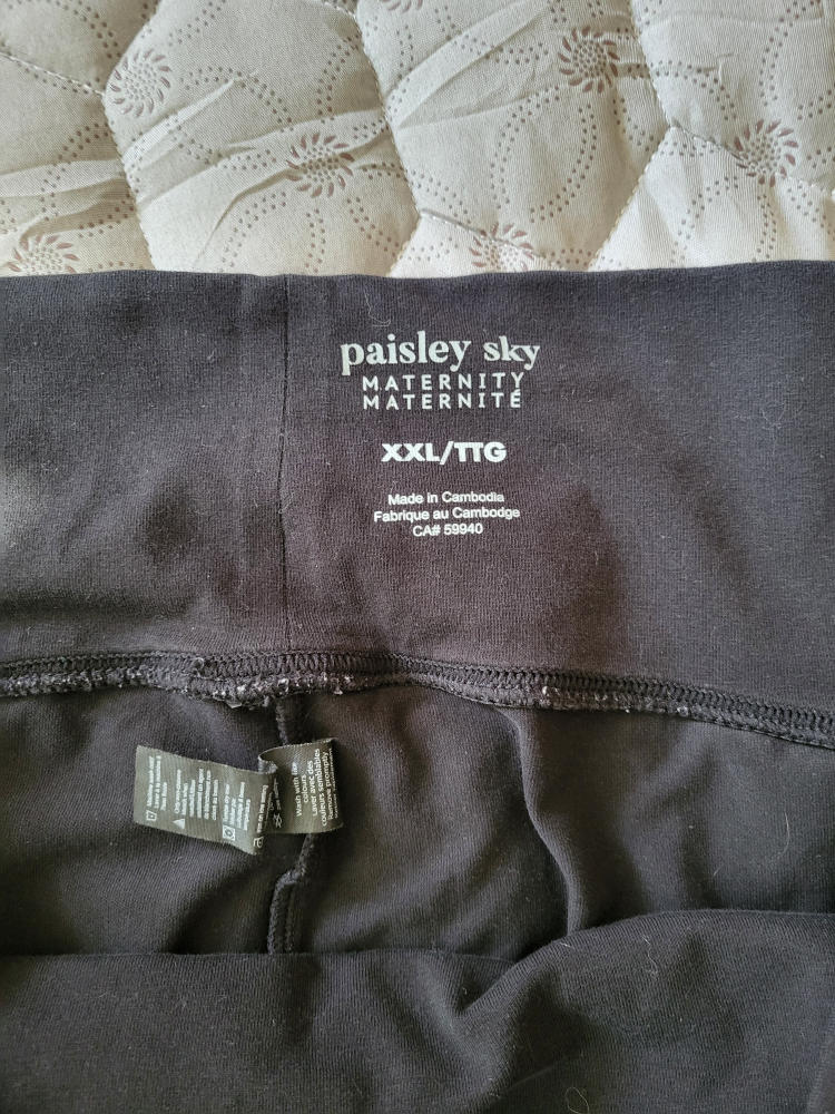 2 pairs  maternity pants size XXL - photo 5