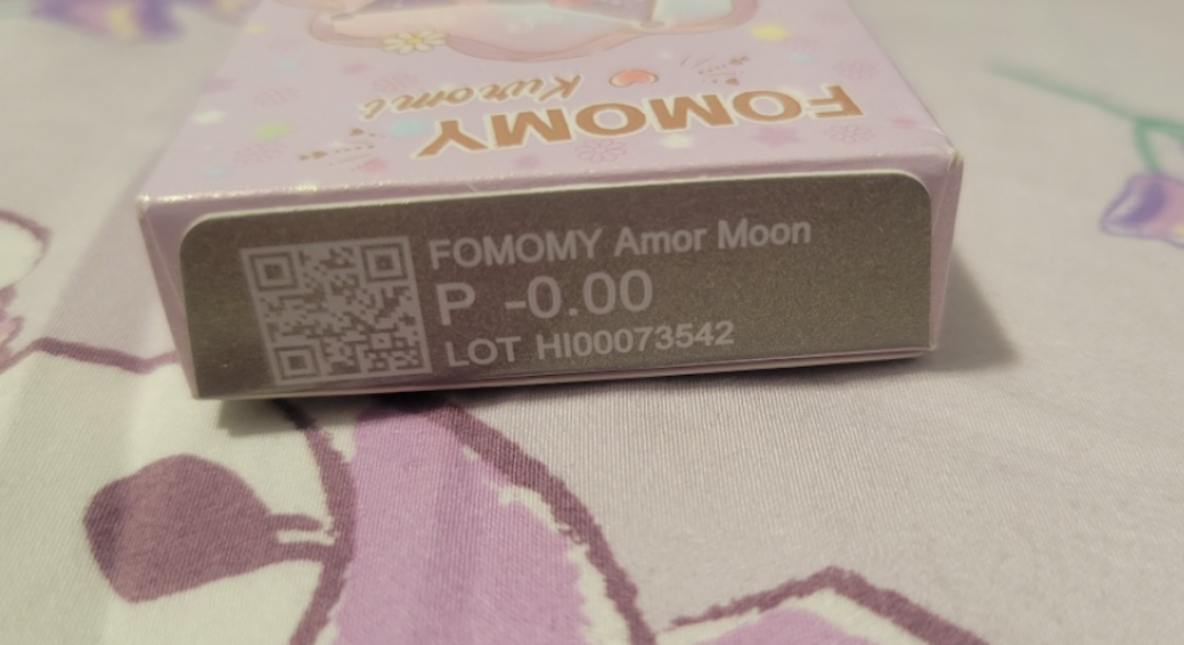 FOMOMY Kuromi Amor Moon Colour Contact Lenses -0.00 - photo 2