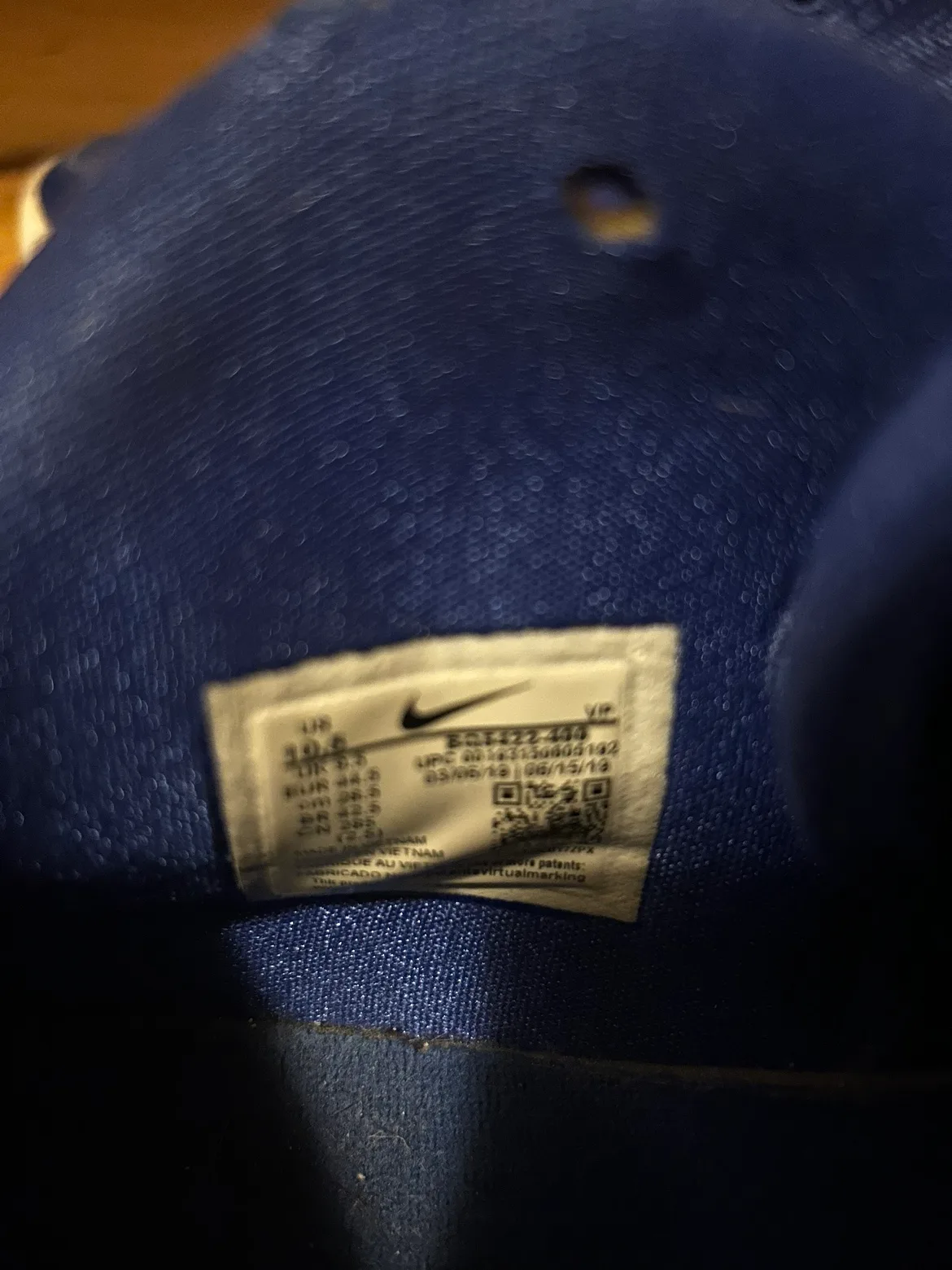 Nike Giannis Freak 1 "Blue/Gold" Basketball Shoes image indicator(8)