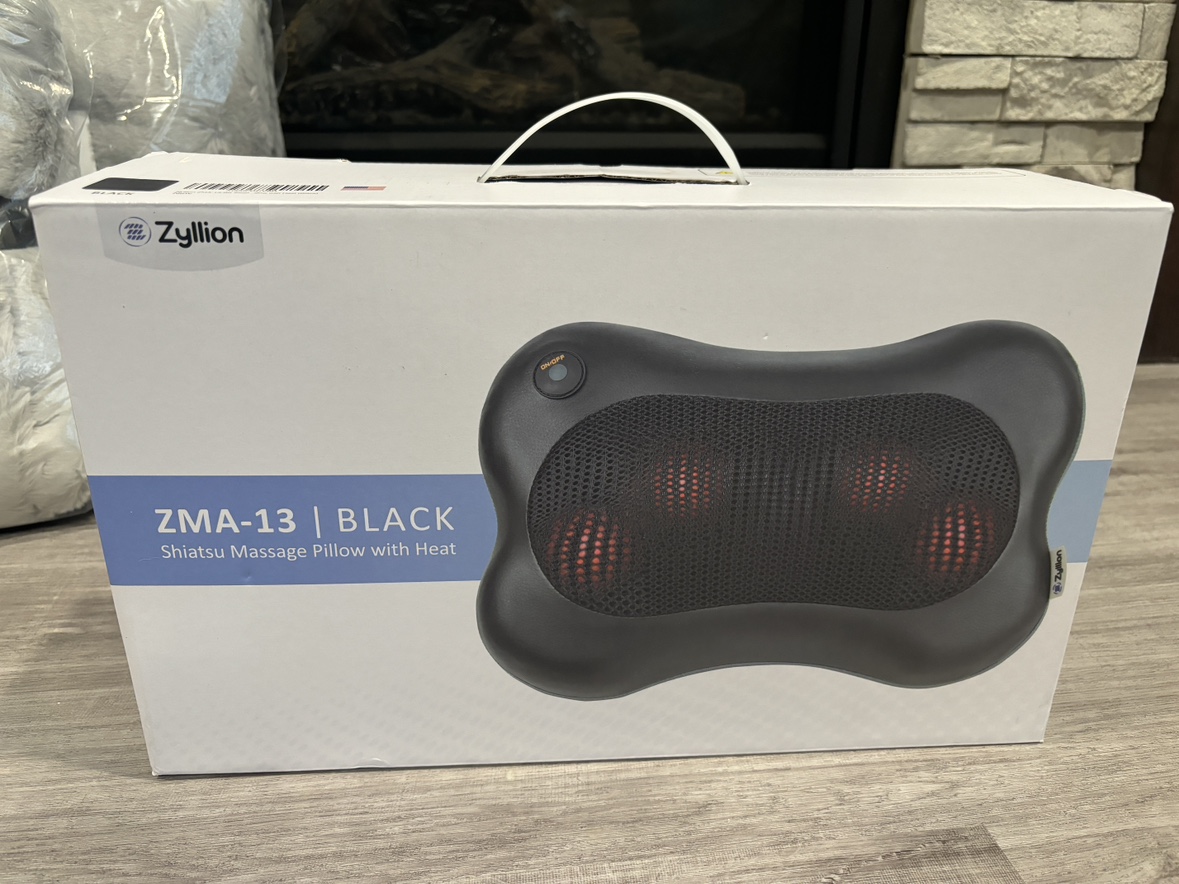 Zyllion Shiatsu Massage Pillow with Heat