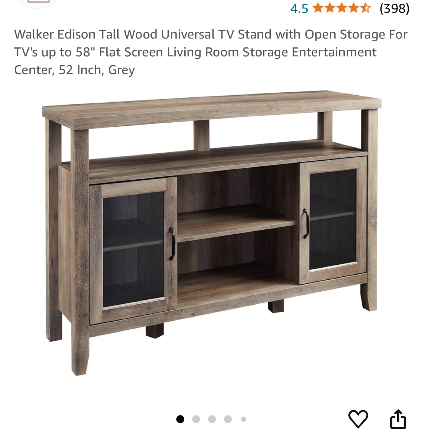 TV Stand with Storage - photo 3