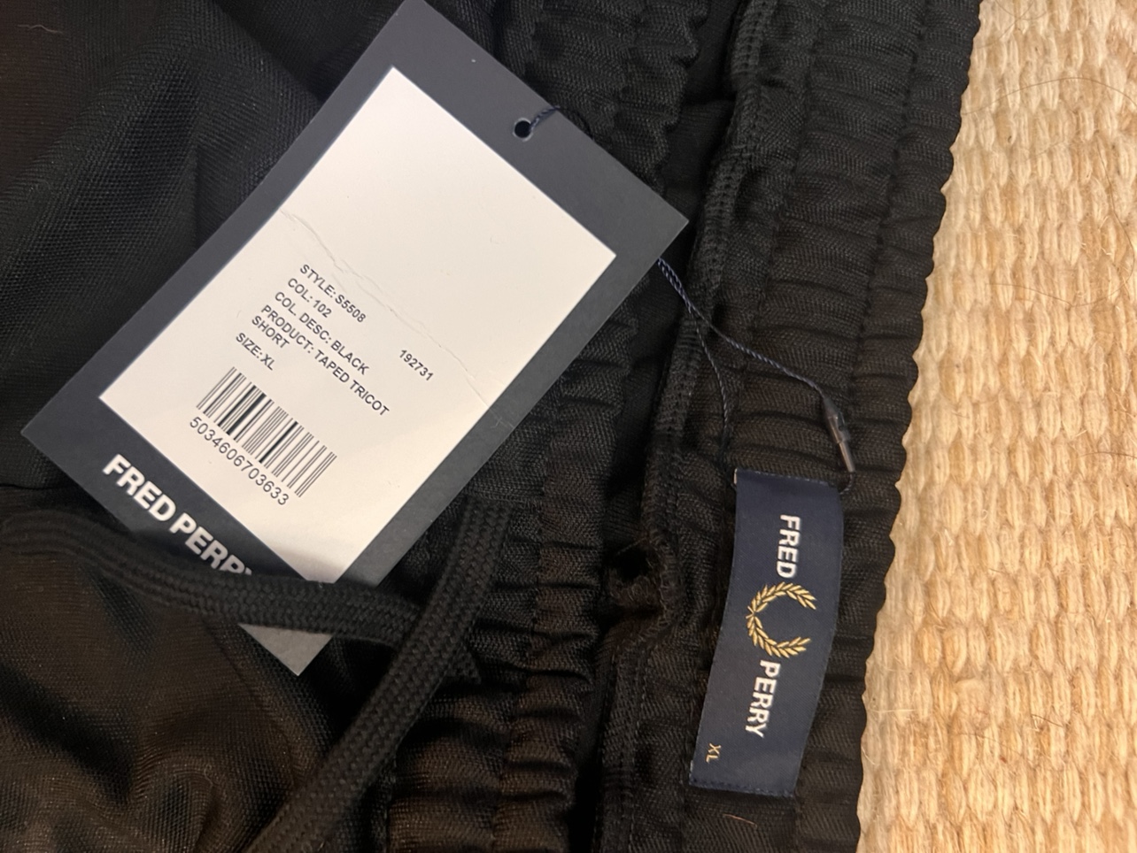 Fred Perry Track Shorts- NEW with tags - photo 3