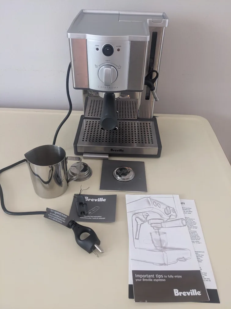 Breville Cafe Roma Espresso Machine thumbnail