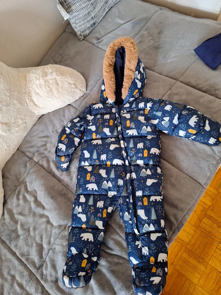 George Baby Snowsuit 6-12 Months thumbnail