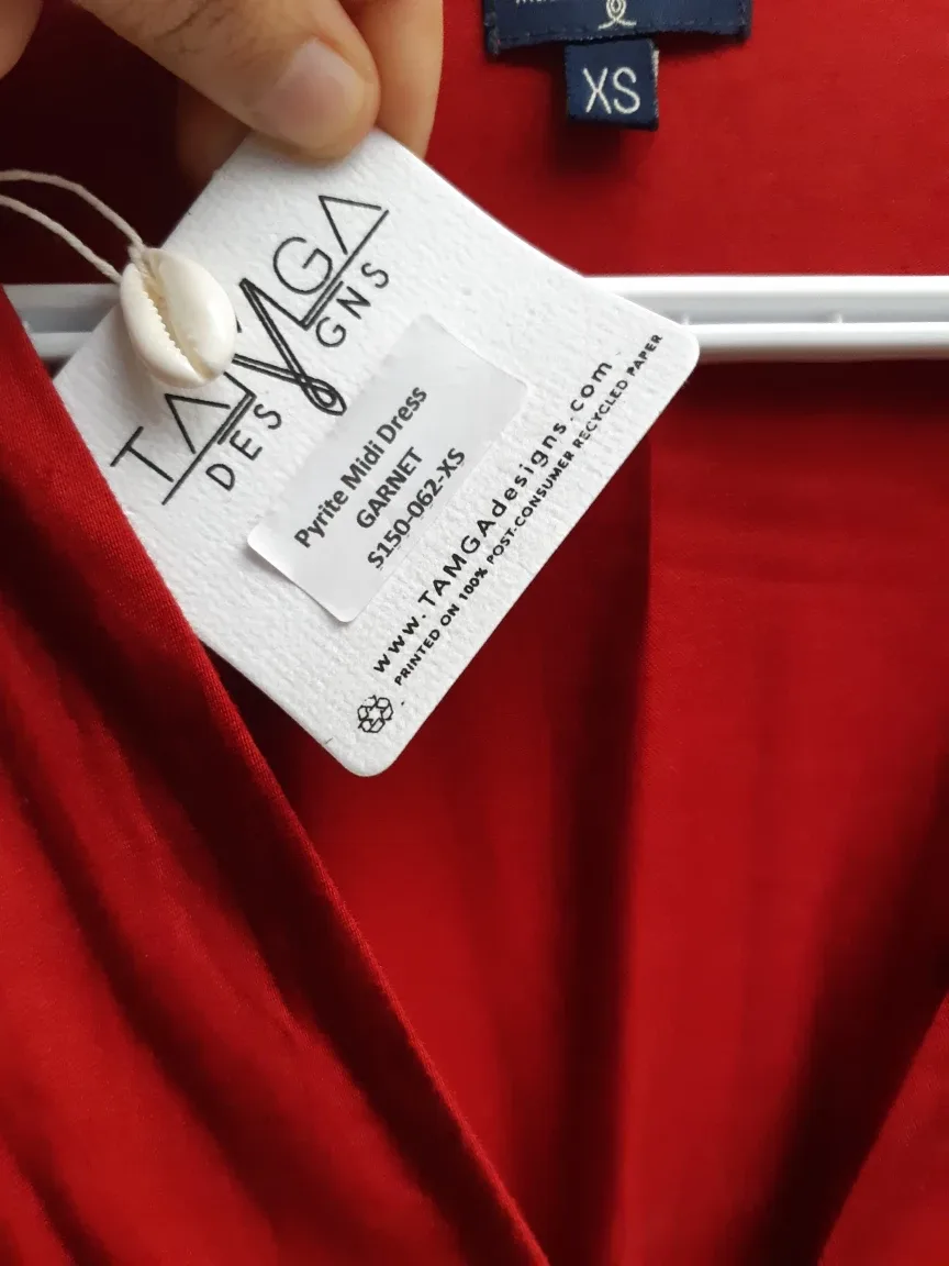 Red Midi/Cocktail Dress - XS - New image indicator(3)