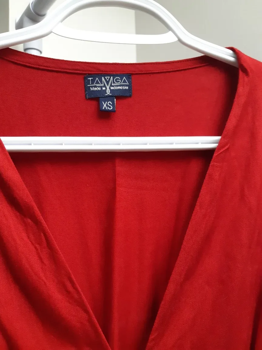 Red Midi/Cocktail Dress - XS - New image indicator(4)