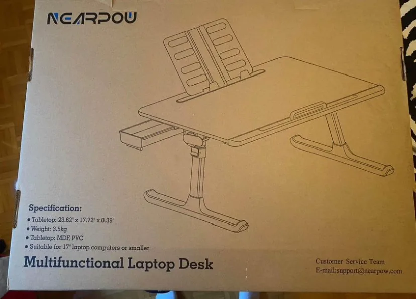 Multifunctional Laptop Desk image indicator(8)