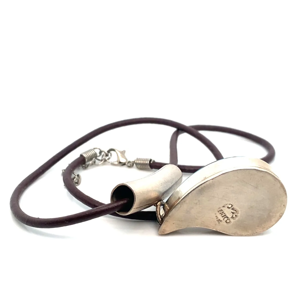 XL Silver Teardrop Turquoise Pendant Necklace image indicator(5)