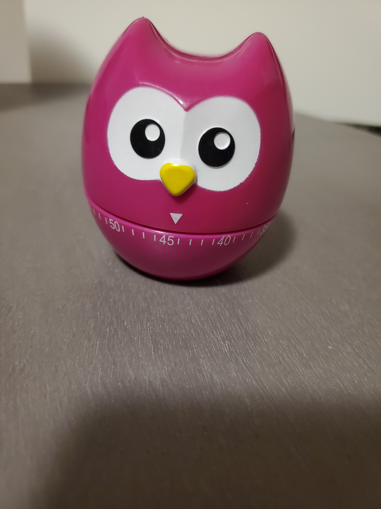 Pink Owl Kitchen Timer