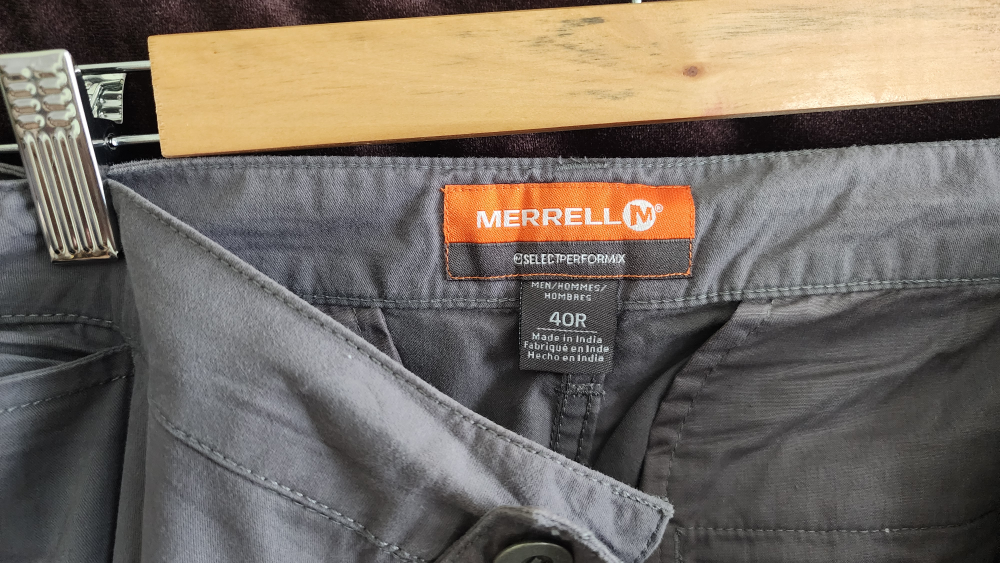 Merrell Mens Gray Hiking Pants