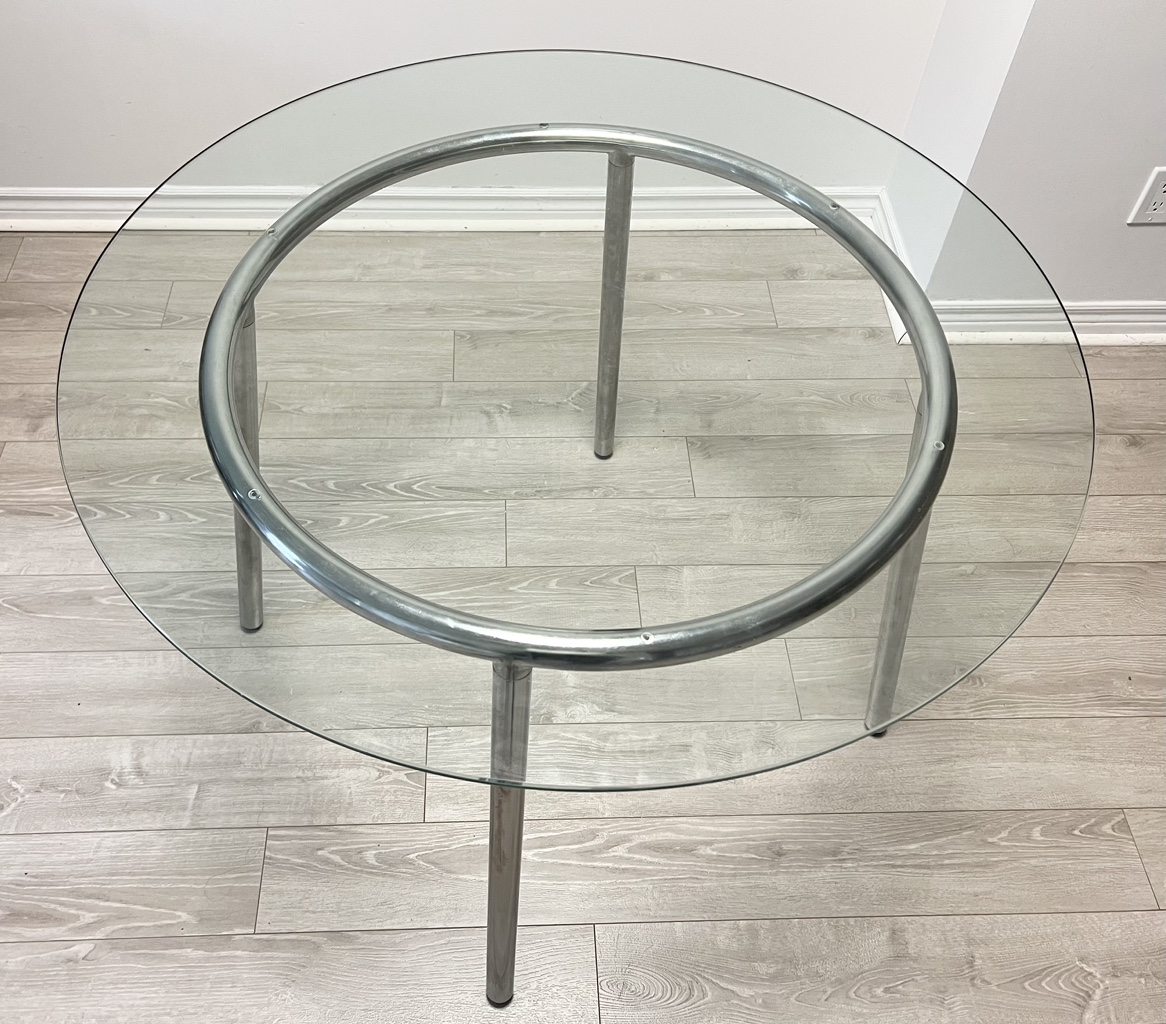 Round Glass Table - photo 2