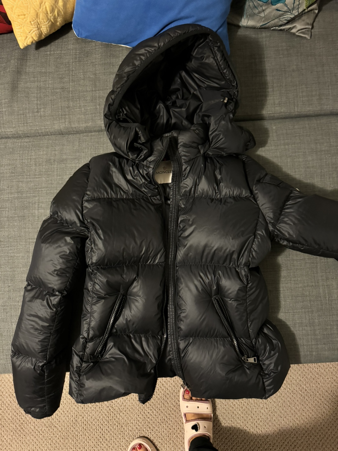 Moncler Black Puffer Jacket