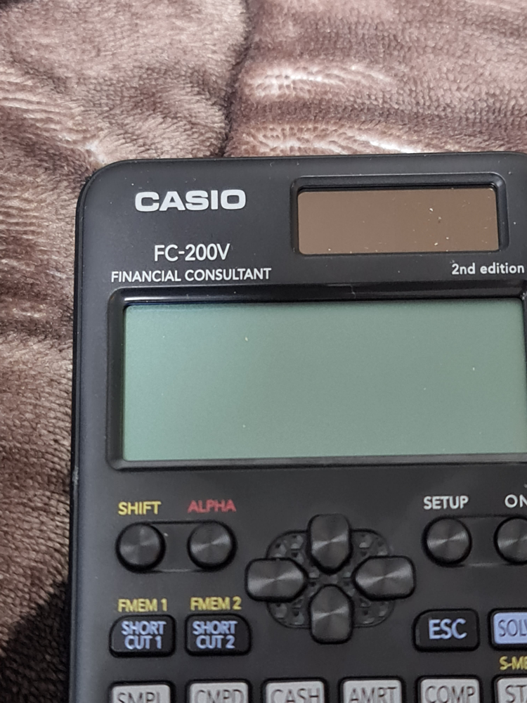 Casio FC-200V Financial Consultant Calculator (2nd Edition) - photo 2