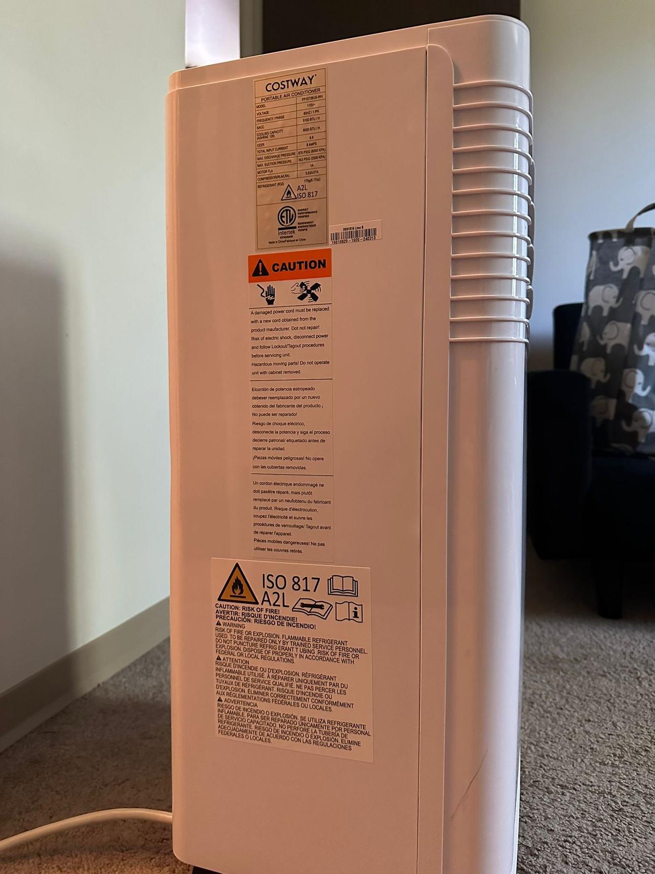 DORTALA Portable can Air Conditioner 8000 BTU - photo 2