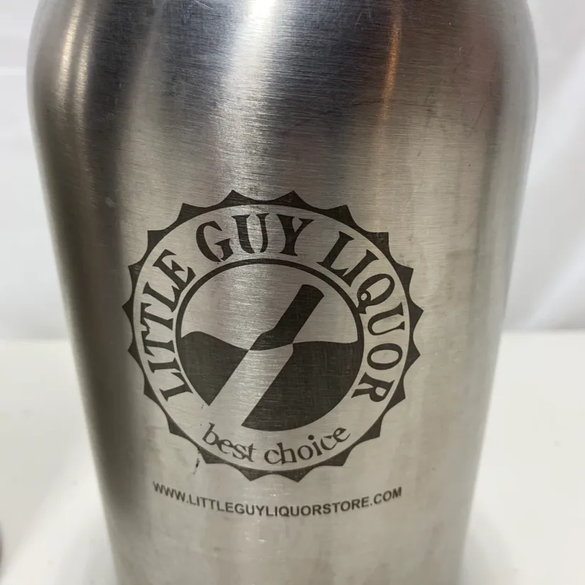 Growler - 64oz. stainless steel, swing top lid image indicator(2)