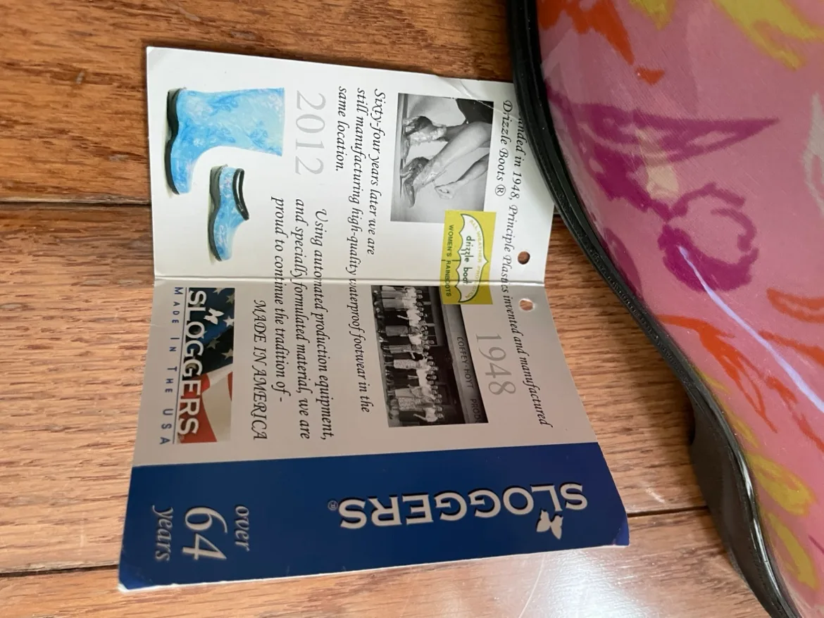 Sloggers Women's Pink Floral Rain Boots image indicator(5)