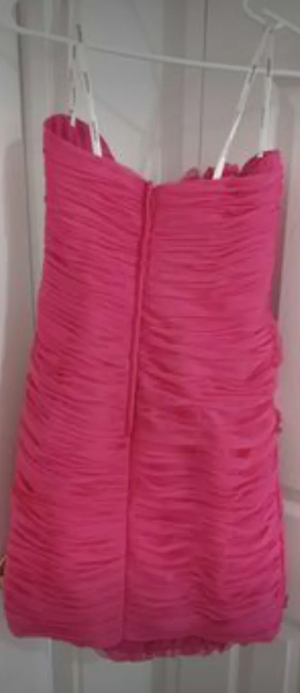Pink Strapless Mini Dress image indicator(2)