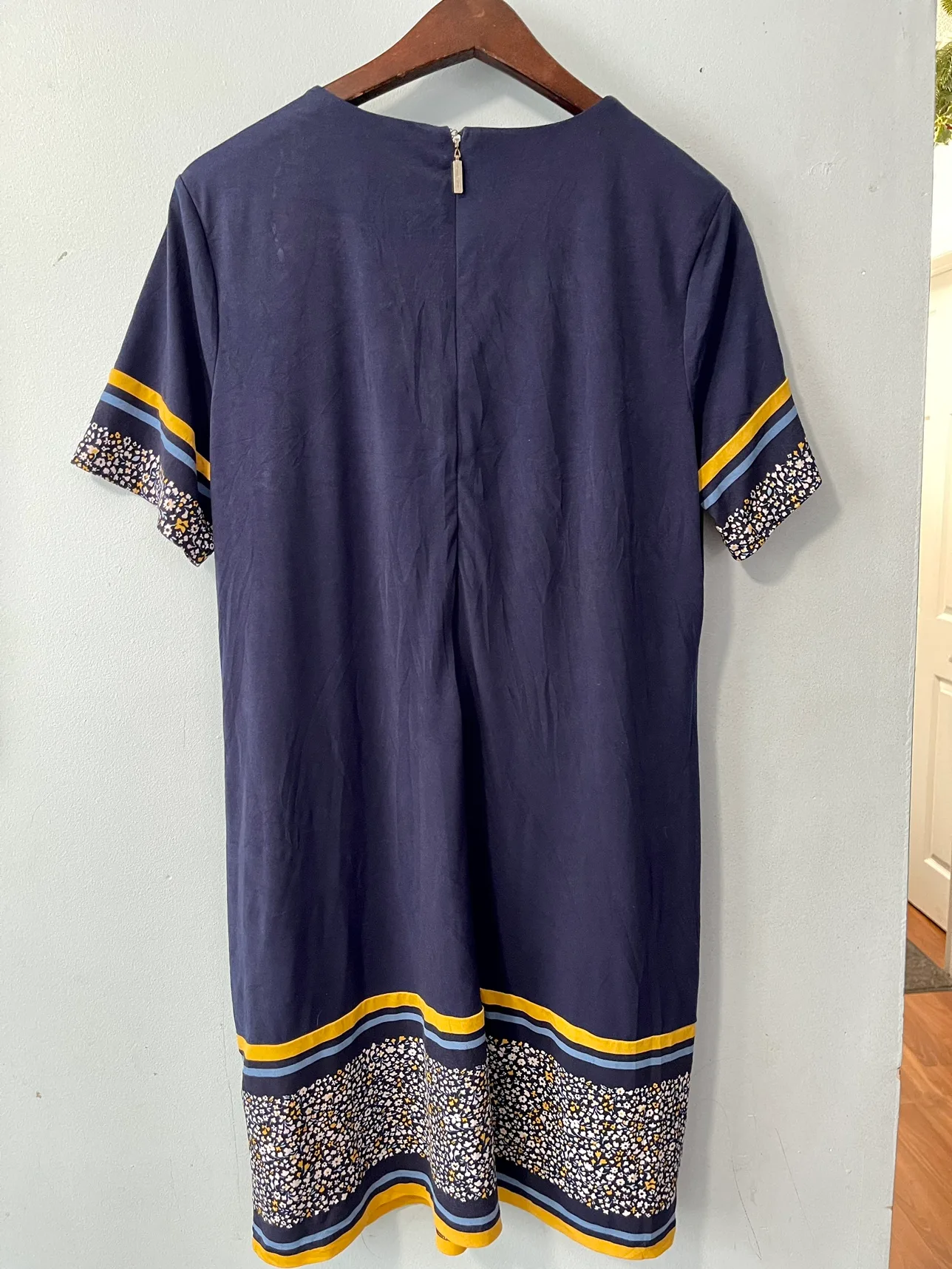 Michael Kors Blue Floral Dress image indicator(2)