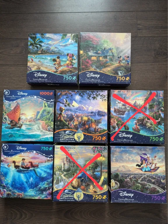 Disney Thomas Kinkade (Ceaco) Puzzles For Sale thumbnail