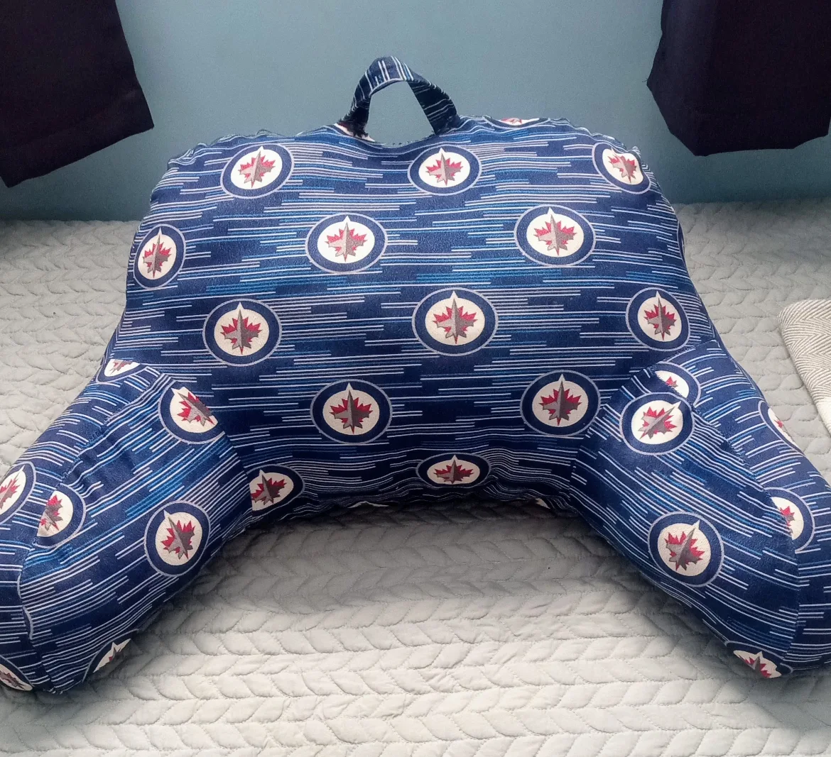 Winnipeg Jets Reading Pillow